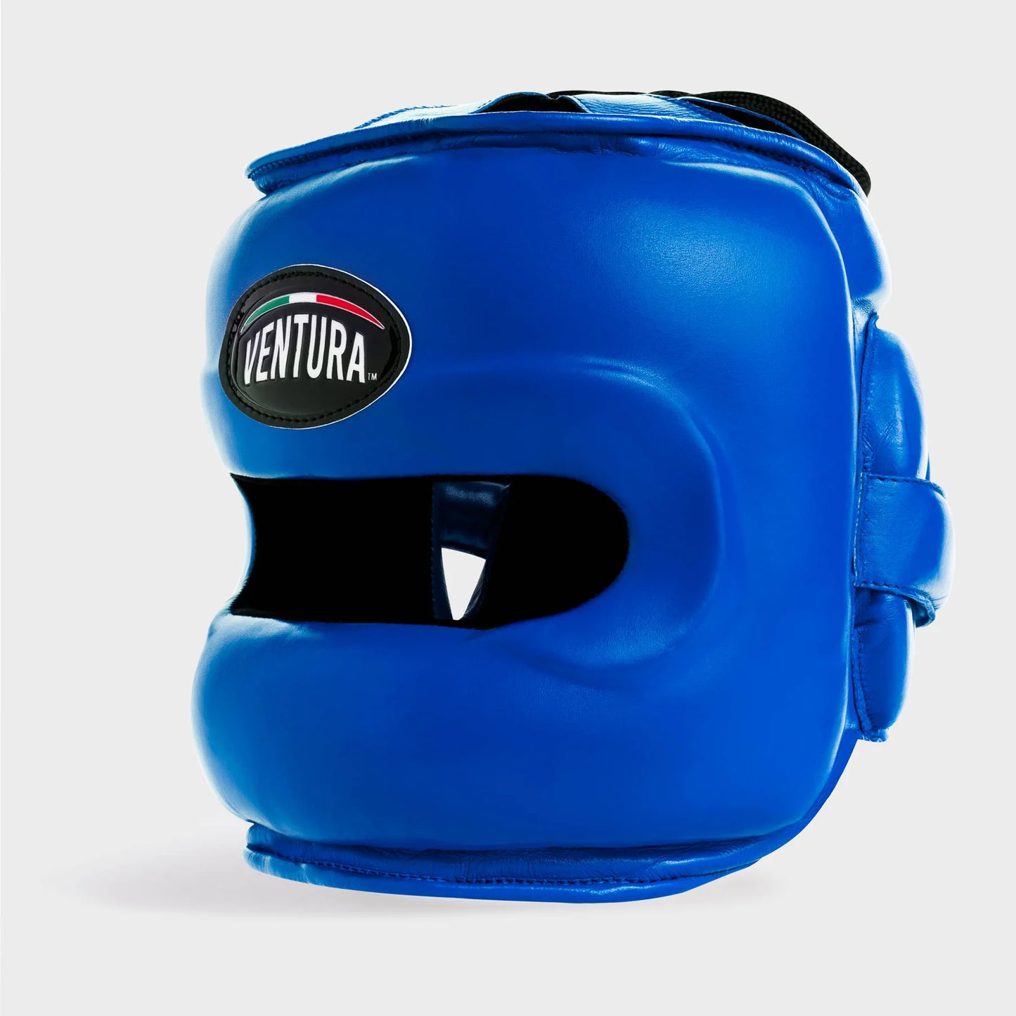 CASQUE DE BOXE AVEC BARRE FACIALE EN CUIR VÉRITABLE