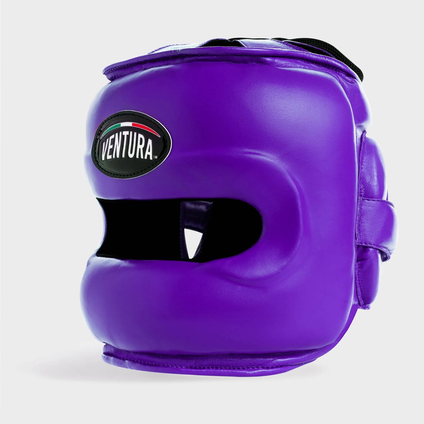 CASQUE DE BOXE AVEC BARRE FACIALE EN CUIR VÉRITABLE