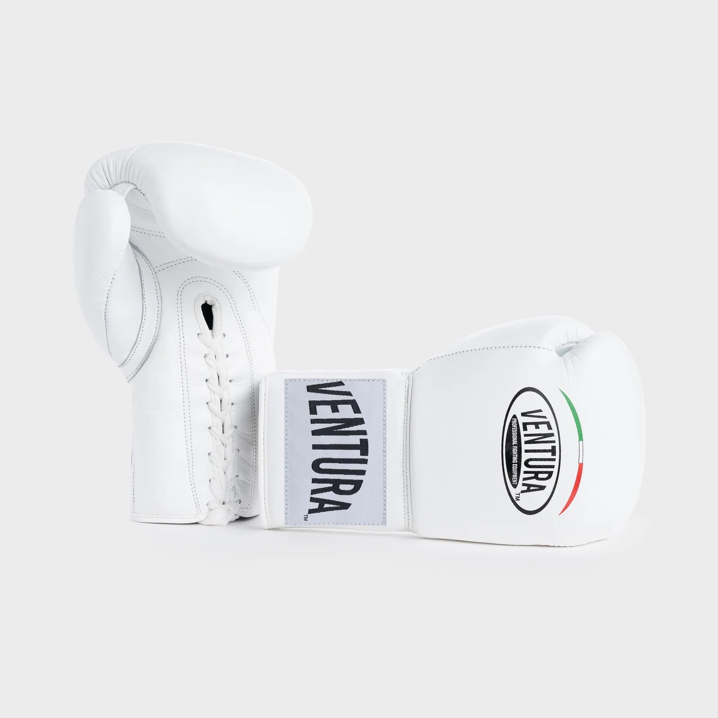 GANTS DE BOXE À LACETS EN CUIR VÉRITABLE