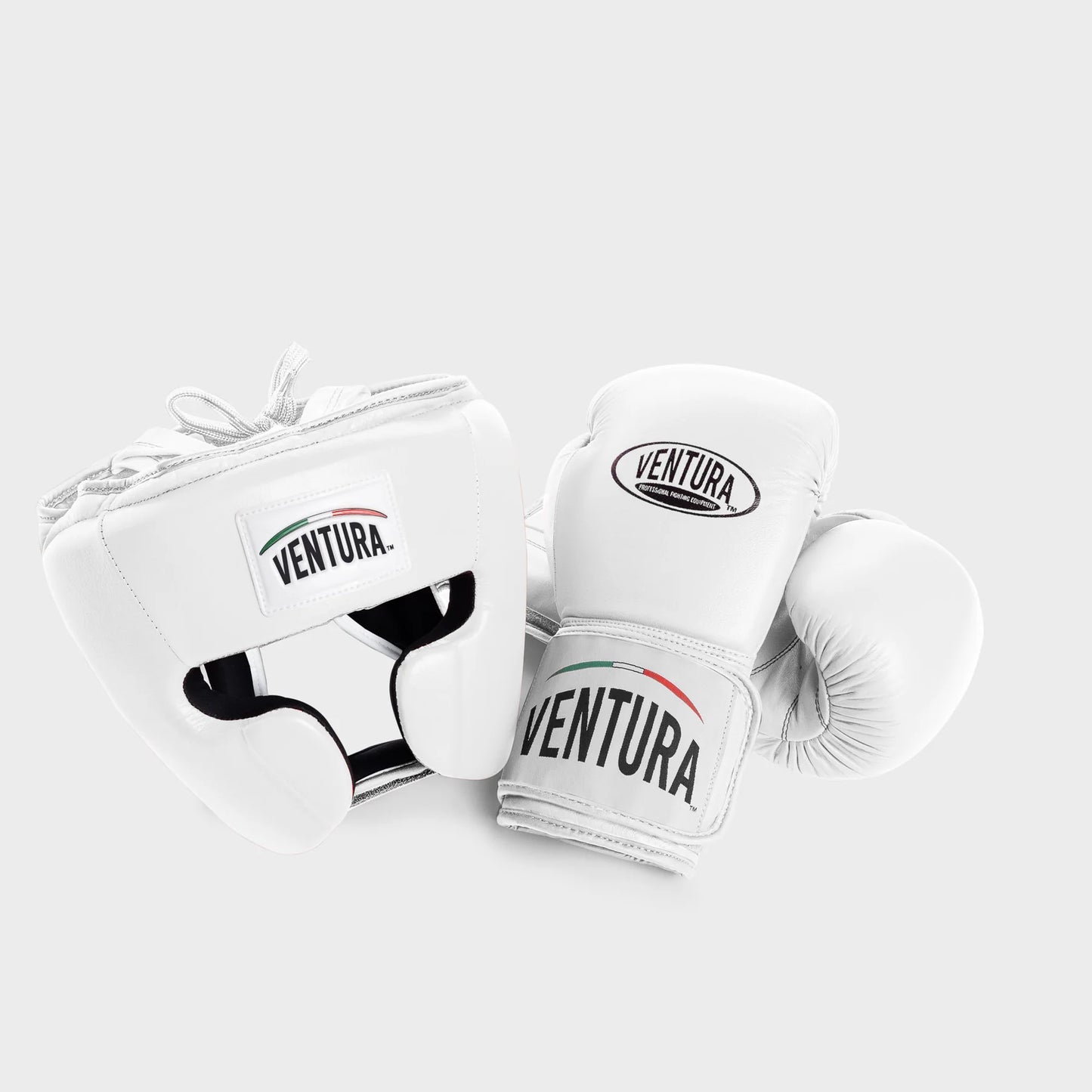 GANTS + CASQUE DE BOXE EN CUIR VÉRITABLE
