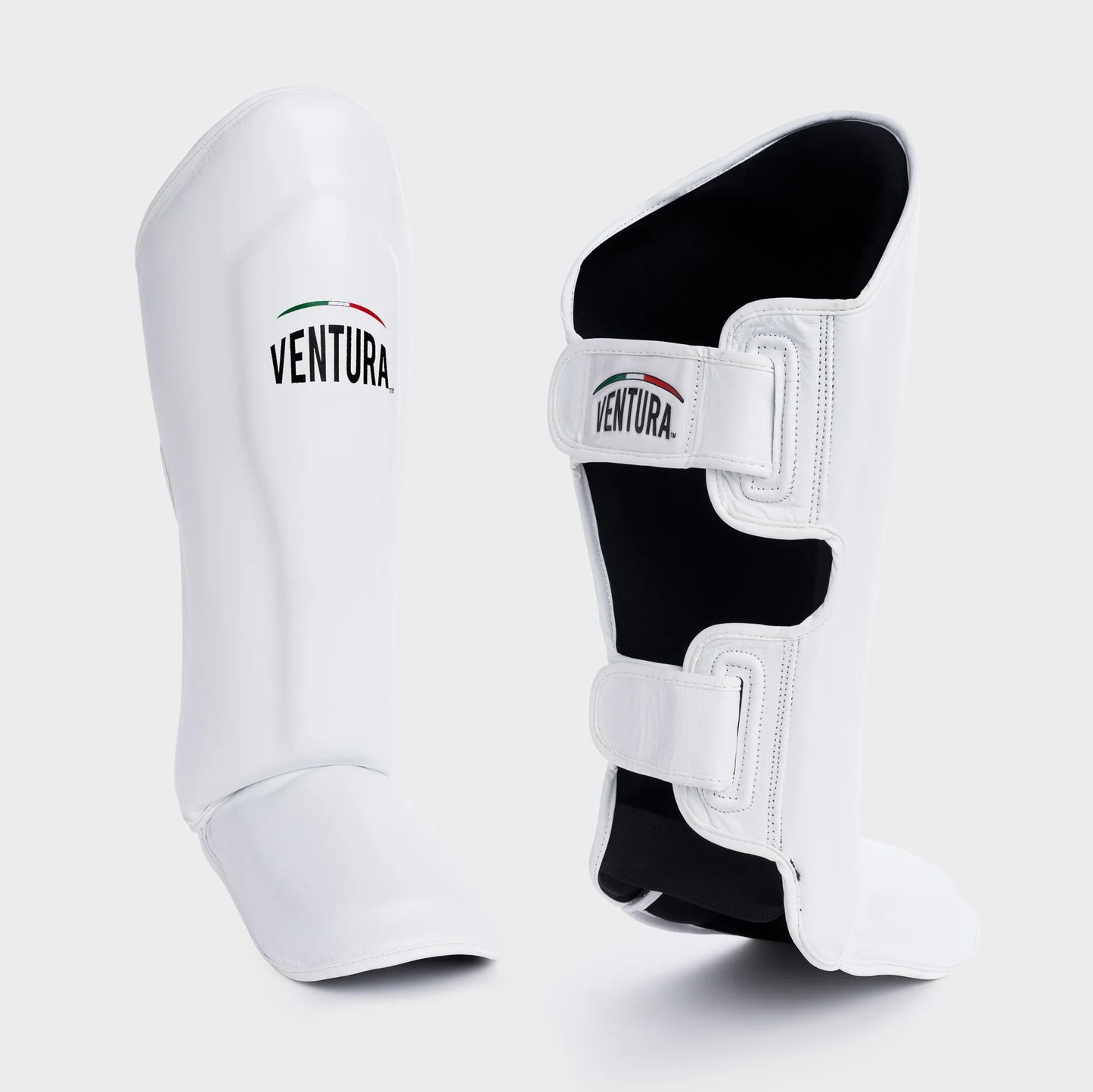 PROTÈGE-TIBIAS EN CUIR VÉRITABLE MUAY THAI, KICK BOXING E MMA