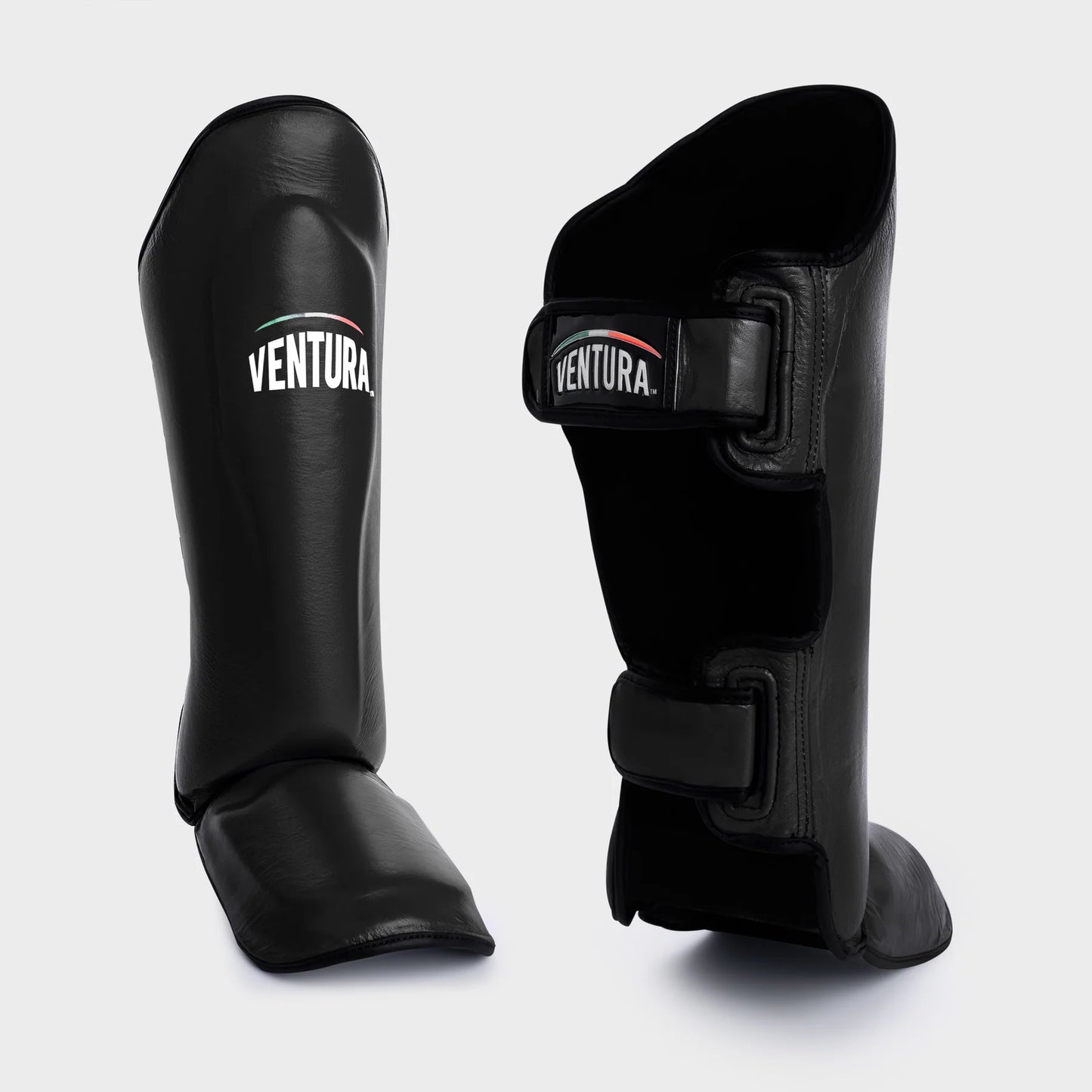 PROTÈGE-TIBIAS EN CUIR VÉRITABLE MUAY THAI, KICK BOXING E MMA