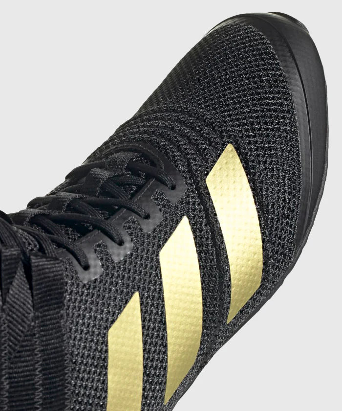 Chaussures de boxe Adidas Speedex 18 - Noir/Or Mat
