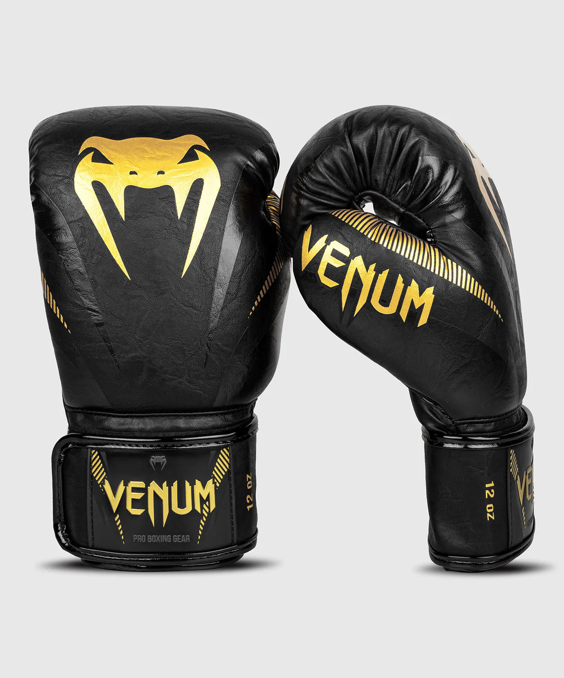 Gants de boxe Venum Impact – Noir/Or
