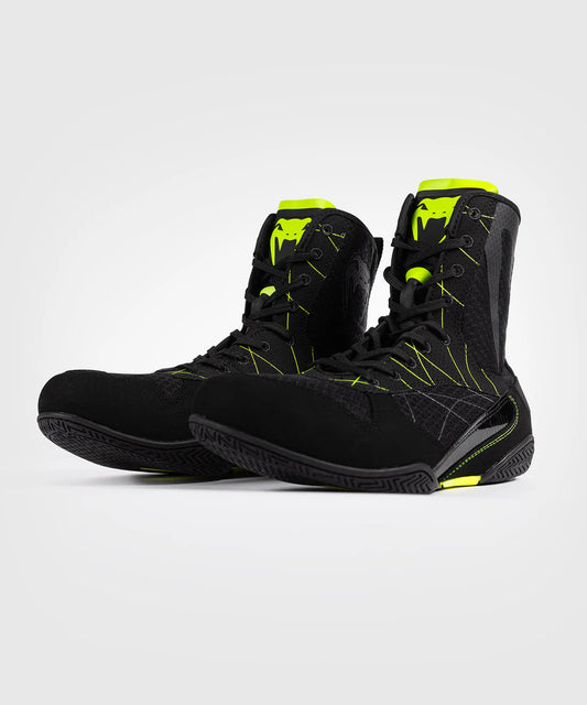 Chaussures de boxe Venum Training Camp 4.0 - Noir/Vert fluo