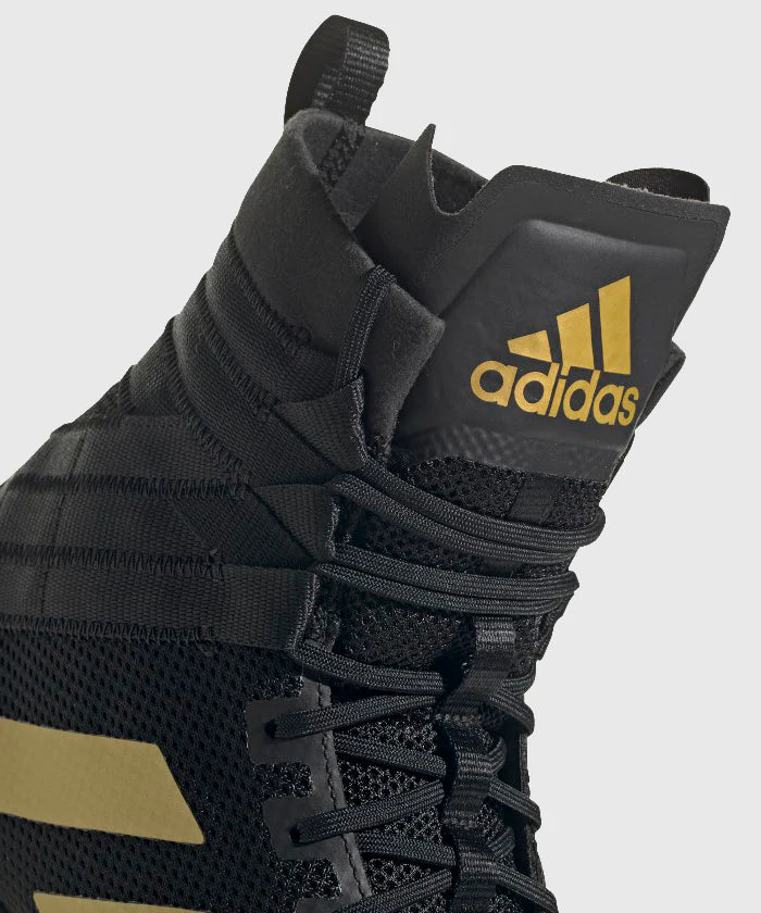 Chaussures de boxe Adidas Speedex 18 - Noir/Or Mat