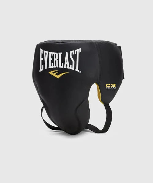 Coquille De Boxe Homme Everlast Pro Competition Protector Hook & Loop - Noir