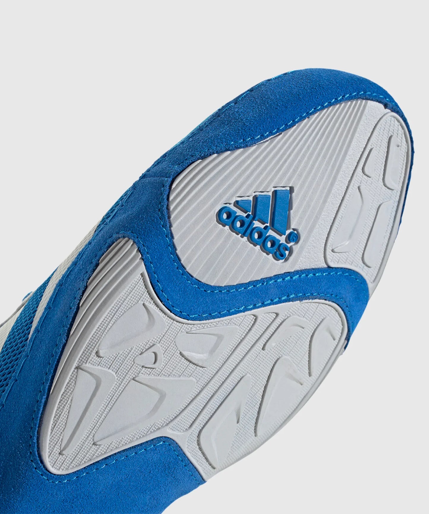 Chaussures De Lutte Adidas Adizero Mat Wizard 6 - Bleu/Blanc