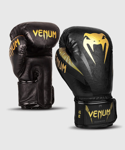 Gants de boxe Venum Impact – Noir/Or