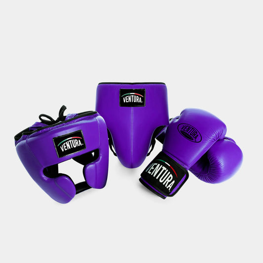 GANTS + CASQUE DE BOXE+ COQUILLE DE PROTECTION