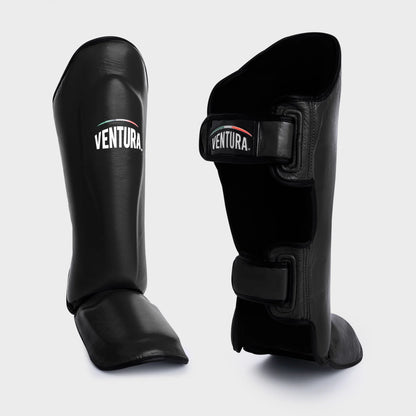 PROTÈGE-TIBIAS EN CUIR VÉRITABLE MUAY THAI, KICK BOXING E MMA