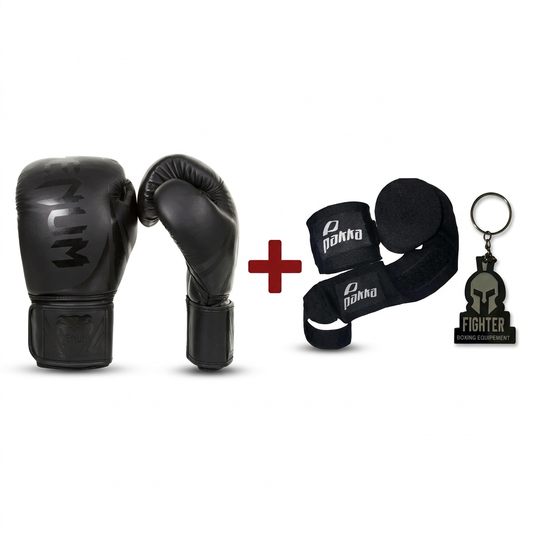 GLOVES VENUM + BAND + PORTE CLE