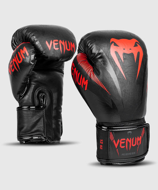 Gants de boxe Venum Impact – Noir/Rouge