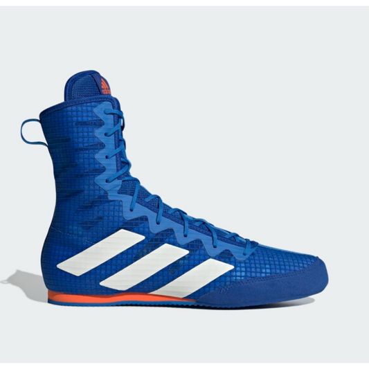 Chaussures de boxe Adidas Box Hog 4- blue/blanche