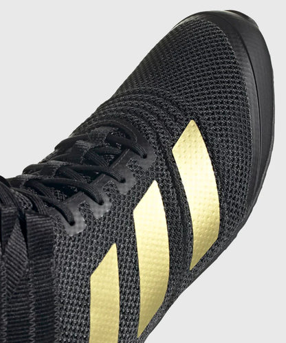 Chaussures de boxe Adidas Speedex 18 - Noir/Or Mat